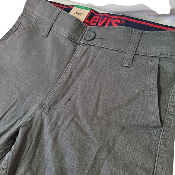 Levi's Youth Boy Cargo Shorts Adjustable Waistband Flex Stretch Gray Size 8 - Picture 4 of 10